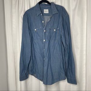 American Eagle Outfitters Denim Button Down Shirt